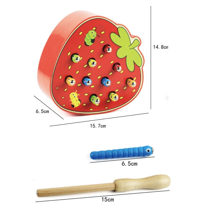 Kids Learning Toys Wooden Fruits